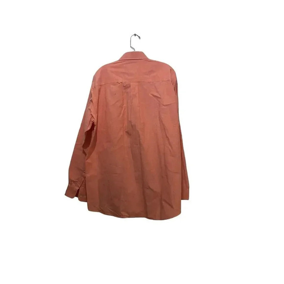 Cinch Orange Long Sleeve Button-Down Casual Shirt Size Large - Picture 3 of 4